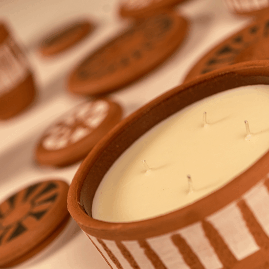 Scented candles Destinations Chios by Christina Morali for WAKS αρωματικά κεριά κεραμικό βάζο Scented candles Destinations Chios by Christina Morali for WAKS αρωματικά κεριά κεραμικό βάζο