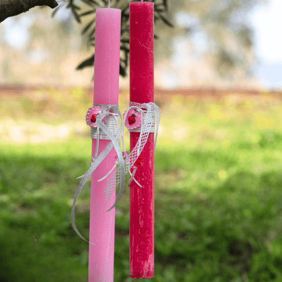 WAKS Easter candles Χειροποίητες Πασχαλινές λαμπάδες με ξύλινα οικολογικά στολίδια χάντρες και κεντήματα WAKS Easter candles Χειροποίητες Πασχαλινές λαμπάδες με ξύλινα οικολογικά στολίδια χάντρες και κεντήματα