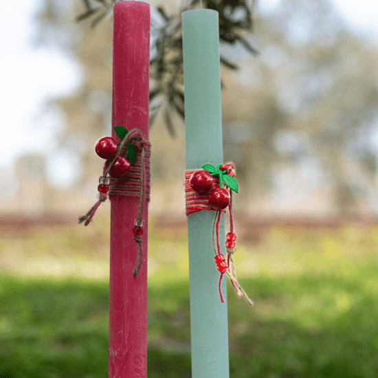 WAKS Easter candles Χειροποίητες Πασχαλινές λαμπάδες με ξύλινα οικολογικά στολίδια χάντρες και κεντήματα WAKS Easter candles Χειροποίητες Πασχαλινές λαμπάδες με ξύλινα οικολογικά στολίδια χάντρες και κεντήματα