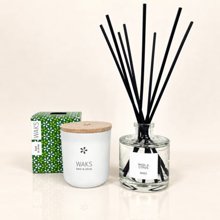 Set Basil & Citrus _Candle & Reed Diffuser