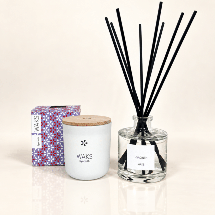 Set Hyacinth _Candle & Reed Diffuser