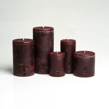 Bordeaux Pillar Candles