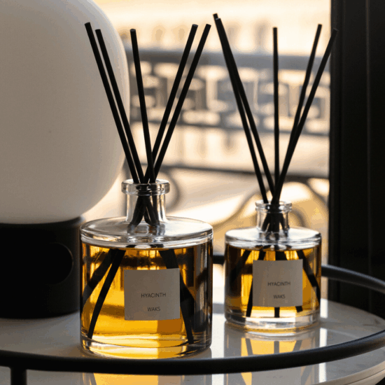 Αρωματικά χώρου με στικς WAKS reed diffusers